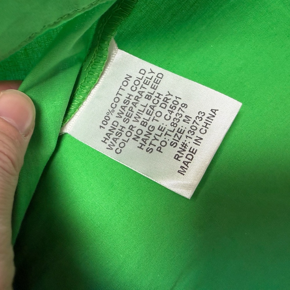Umgee Green Scalloped Ruffle Top - Picture 5 of 8
